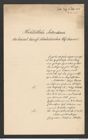 k.k. naturhistorisches Hofmuseum, Intendanzakten 1885-1896 (Hauer), Aktenzahl Z.4/1888, Seite 1